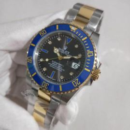 Picture of Rolex Submersible Type Black Plate Gold Steel Belt 40mm10mm _SKU0906182329144635